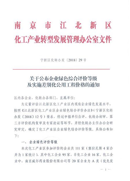 永盈会集团下属两家子公司被南京市江北新区认定为绿色综合评价A类（优先生长）企业