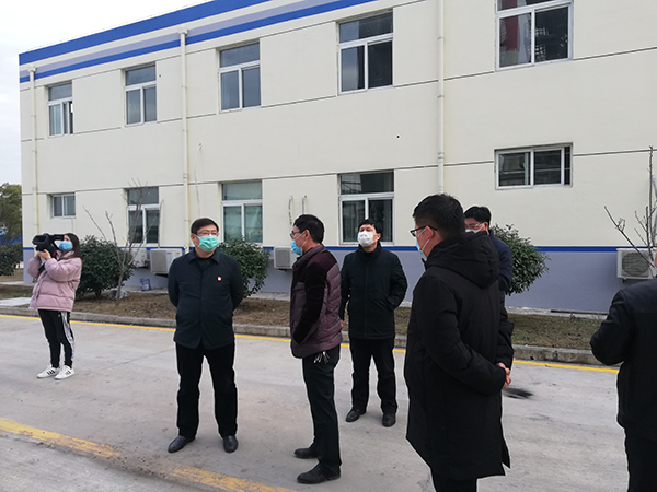 全椒县委书记朱纲要莅临全椒永盈会调研复工复产情形
