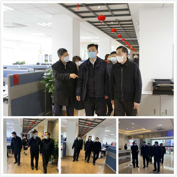 南京市鼓楼区委书记刘军莅临永盈会集团圣诺热管公司考察指导