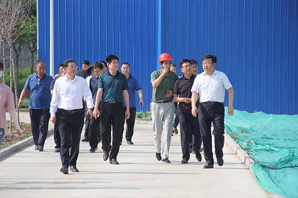 河北省生态情形厅第四专员办向导一行莅临长润环保公司考察调研