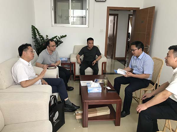 江苏永盈会清洁能源总司理谷三军先生莅临江西瑞金指导事情