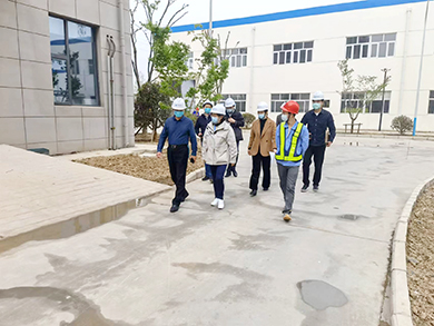 提防疫情 清静生产—记徐州市发改委向导莅临徐州永盈会视察事情