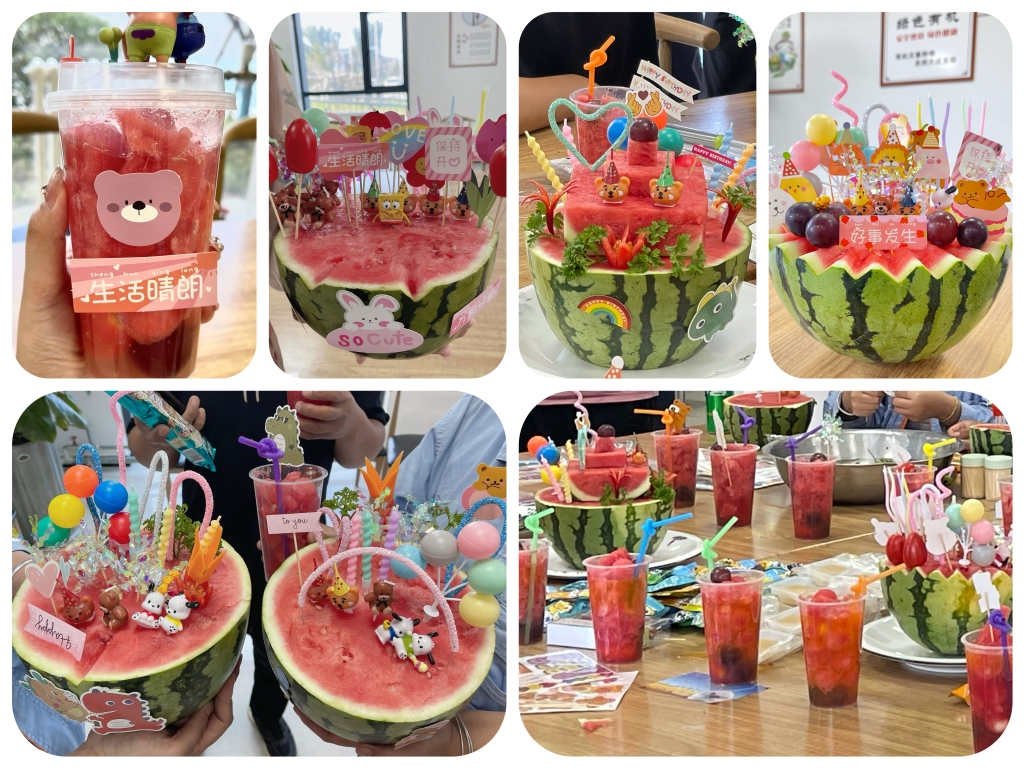 浪漫七夕 爱满永盈会——徐州永盈会开展“七夕痛爱，创意西瓜DIY”运动 