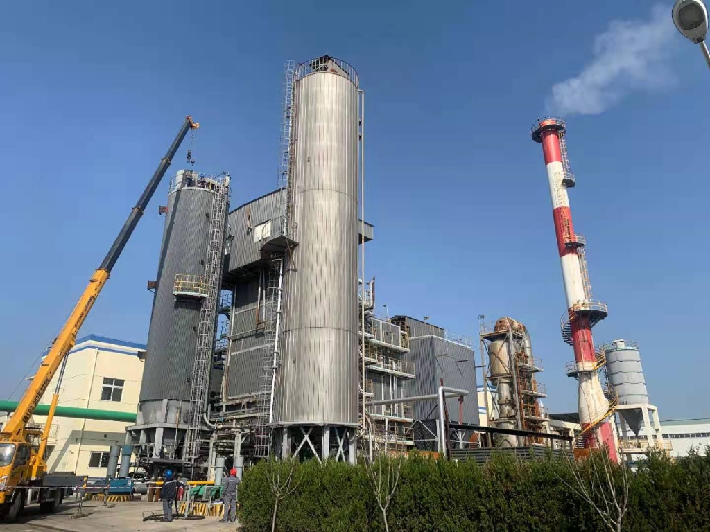 全椒永盈会试运行，占地面积60亩，项目建设总规模为4×40t/h高效煤粉锅炉，蒸汽管网铺设23公里，实现了燃料的高效、清洁使用。