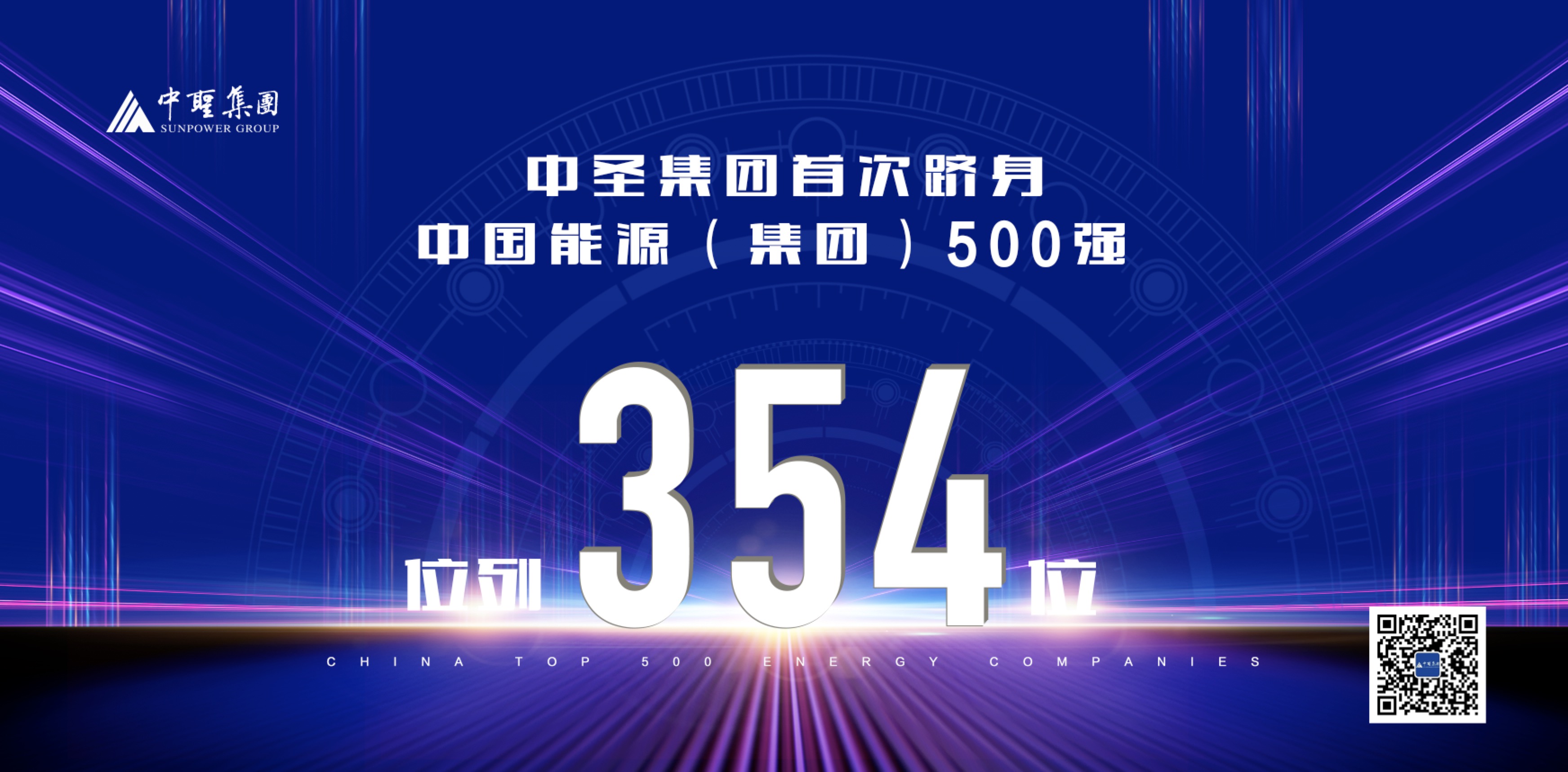 2019年12月15日，永盈会集团首次跻身“中国能源（集团）500强榜单”，位列354位。